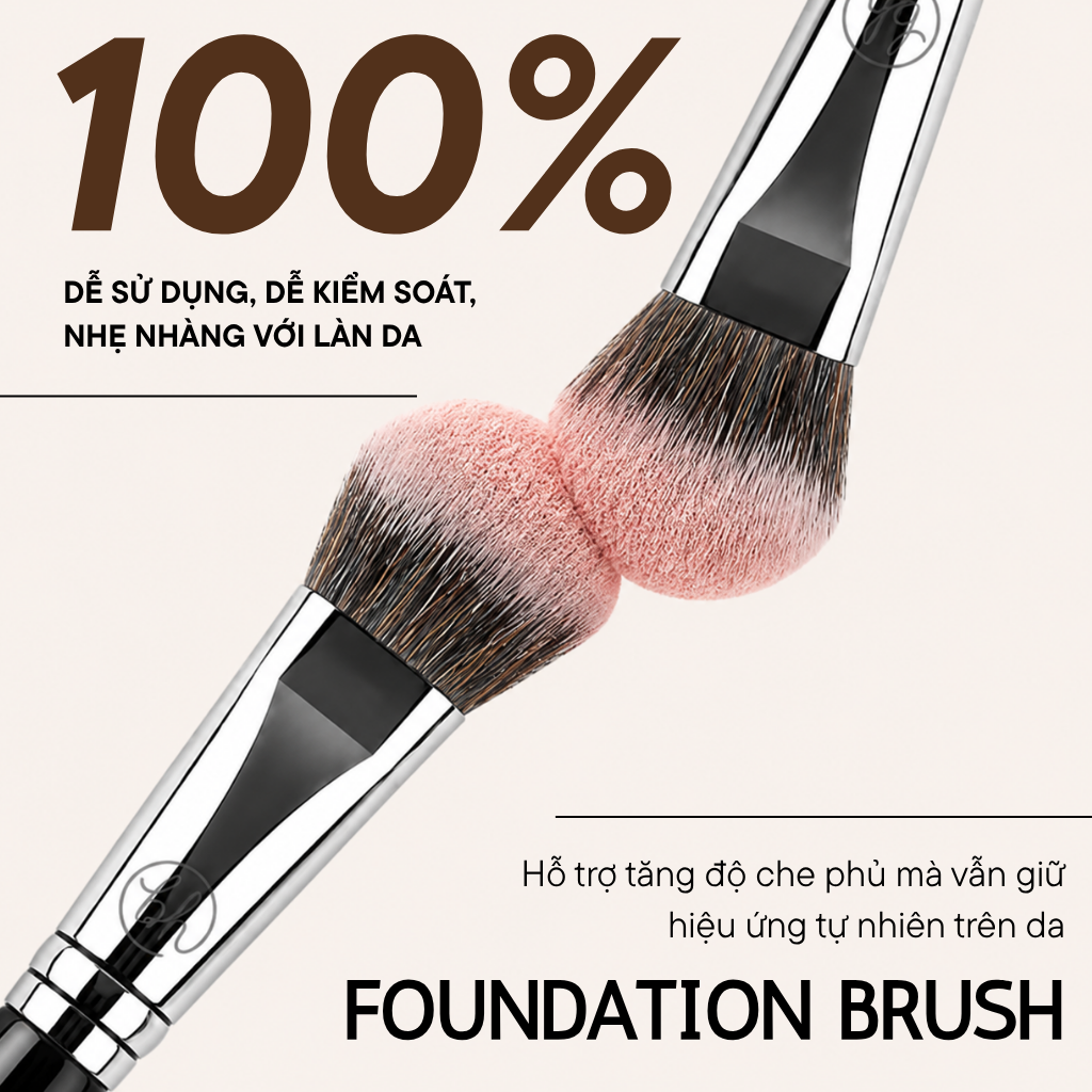  Cọ Tán Nền BH Cosmetics Foundation Brush BH388